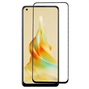 RURIHAI voor Oppo Reno8 T 4G Hoge Aluminium-silicium Glas Screen Protector 0.26mm 9H Anti-explosie 2.5D Secundaire Verharding Full Screen Film