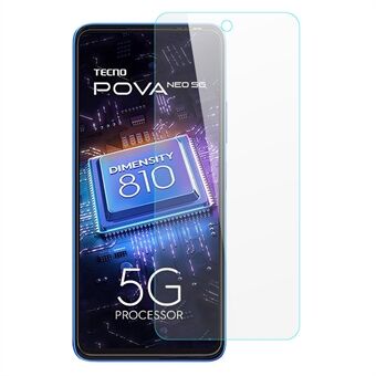 Voor Tecno Pova Neo 5G Super Clear 0.3mm Gehard Glas Screen Protector Arc Edge Telefoon Screen Film