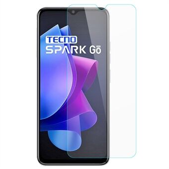 Voor Tecno Spark Go 2023 4G Anti-stof HD Helder Gehard Glas Film 0.3mm Arc Edge Mobiele telefoon Screen Protector