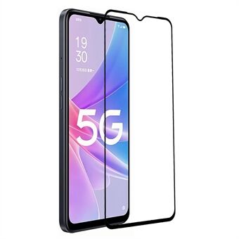 Schermbeschermer voor Oppo A56s 5G / A78 5G / Xiaomi Poco C50 4G, volledige dekking Volledige lijm Zijdedruk Gehard glasfilm Aanraakgevoelig