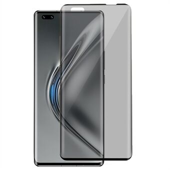 RURIHAI Voor Honor V40 5G / Huawei nova 8 Pro 5G Anti- Spy Gehard Glas Film 3D Gebogen Screen Protector