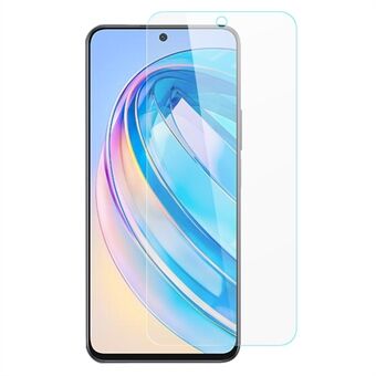 AMORUS Voor Honor X8a 4G 2.5D Arc Edge Screen Protector Explosieveilige Hoge Aluminium-silicium Glas Film