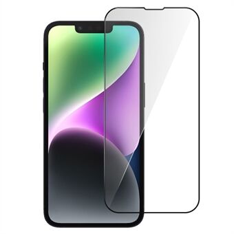 Voor iPhone 13 6.1 inch / 14 Screenprotector van gehard glas Zijdedruk Ultra HD Volledige dekking Film