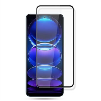 AMORUS voor Xiaomi Redmi Note 12 5G (China) / Note 12 5G / Poco X5 5G Screenprotector van gehard glas Zijdedrukfilm - zwart