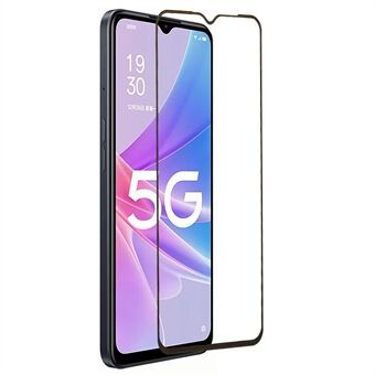 Screenprotector voor Oppo A56s 5G, Silk Printing Double Defense Anti-Shatter Tempered Glass Film