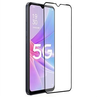 Voor Oppo A56s 5G Gehard Glas Film Volledige Dekking Zeefdruk Screen Protector