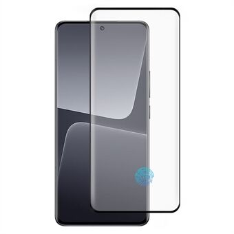 RURIHAI Voor Xiaomi 13 Pro 5G Telefoon Screen Protector 3D Gebogen Hoge Aluminium-silicium Glas Film (Ondersteuning Vingerafdruk Ontgrendelen)