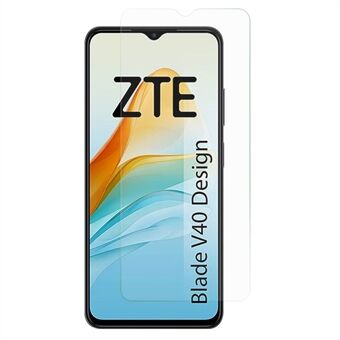 Film van gehard glas voor ZTE Blade V40 Design, Scratch 0,3 mm Arc Edge HD Clear Phone Screen Protector