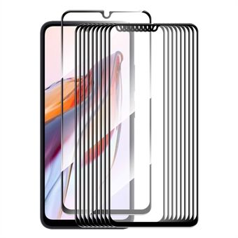 ENKAY HOED Prince 10 Stuks voor Xiaomi Redmi 12C 4G / Poco C55 4G Hoge Aluminium-silicium Glas Film 0.26mm 9H 2.5D Zijde Afdrukken Screen Protector