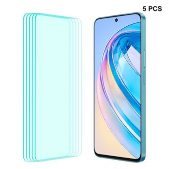 ENKAY HAT Prince 5Pcs 2.5D Arc 0.26mm 9H Film voor Honor X8a 4G Hoge Aluminium-silicium Glas Screen Protector