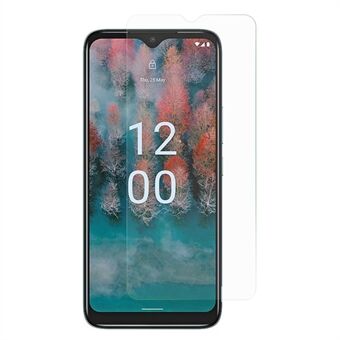 Telefoonschermbeschermer van gehard glas voor Nokia C12 Pro 4G, 0,3 mm Arc Edge HD Heldere antistoffilm