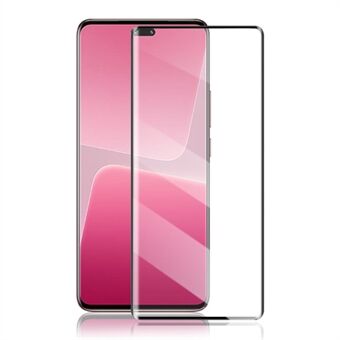 AMORUS Screen Protector voor Xiaomi 13 Lite / Civi 2 5G Zijdedruk 3D Gebogen Volledige lijm Volledige dekking Gehard glasfilm