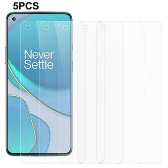 5 stks/pak voor OnePlus 8T Screen Protector Anti- Scratch HD Clear 0.3mm 2.5D Gehard Glas Film