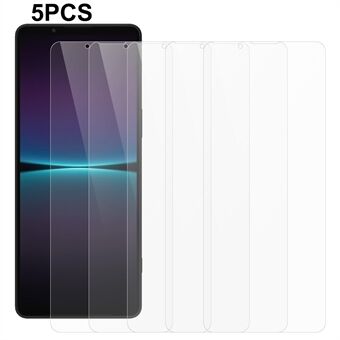 5 stks/pak Telefoon Screen Protector voor Sony Xperia 1 IV 5G, 2.5D 0.3mm Gehard Glas Shield Clear Film