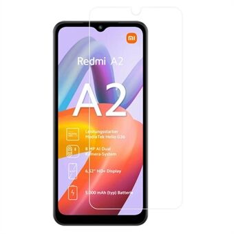 RURIHAI Voor Xiaomi Redmi A2 4G / A2 + 4G Aluminium Glas Screen Protector 0.18mm 2.5D HD Anti- Scratch Screen Film