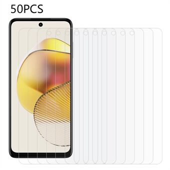 50PCS Voor Motorola Moto G73 5G Hard Gehard Glas Screen Protector 0.3mm Telefoon Screen Film met 2.5D Arc Edge