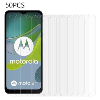 50 stks/set Voor Motorola Moto E13 4G 0.3mm 2.5D Gehard Glas Anti- Scratch Film Mobiele Telefoon screen Protector