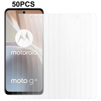 50 stks/set Voor Motorola Moto G32 4G Gehard Glas Anti- Scratch Film 0.3mm 2.5D Mobiele Telefoon screen Protector