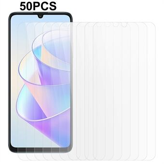 50 stks/set Voor Honor X7a 5G Gehard Glas onbreekbare Film 0.3mm 2.5D Arc Edge Telefoon screen Protector