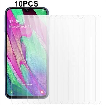 10 Stks/set Telefoon Gehard Glas Film Voor Samsung Galaxy A40, 0.3 Mm 2.5D Explosieveilige Screen Protector