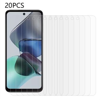 20PCS Voor Motorola Moto G23 4G 0.3mm 2.5D Gehard Glas Film HD Clear Mobiele Telefoon Screen Protector