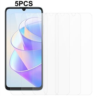 5 STKS Gehard Glas Screen Protector voor Honor X7a 5G, 0.3mm 2.5D Arc Edge HD Scherm Telefoon Film