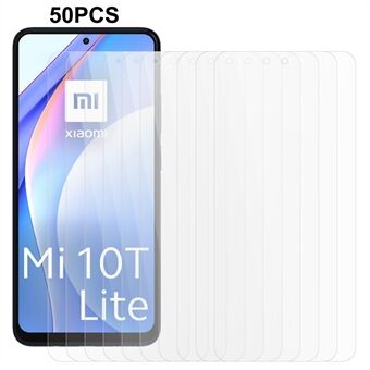 50 Stks/pak Voor Xiaomi Mi 10T Lite 5G / Note 9 Pro 5G / Mi 10i 5G Gehard Glas Screen Protector 0.3 Mm 2.5D Ultra Clear