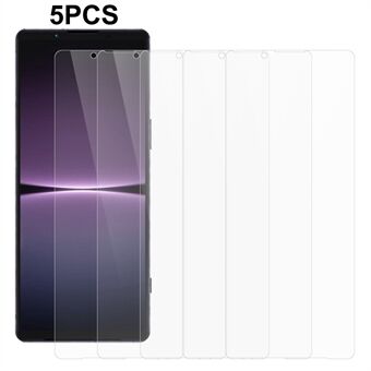 5 STKS 0.3mm Anti- Scratch Screen Film voor Sony Xperia 1 V 2.5D Gehard Glas Screen Protector