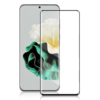 AMORUS voor Huawei P60/P60 Pro Telefoon Volledige Screen Protector 3D Gebogen Zijde Afdrukken Volledige Lijm Gehard Glas Film