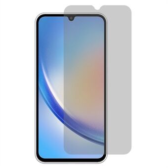 Voor Samsung Galaxy A34 5G telefoon volledige schermbeschermer 180-graden anti- Spy gehard glas schermfilm