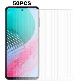 50 STKS Gehard Glas Film voor Samsung Galaxy M54 5G, Anti-stof HD Clear Mobiele Telefoon Screen Protector