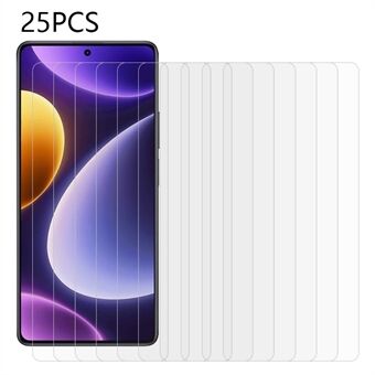 25PCS Voor Xiaomi Redmi Note 12 Turbo / Poco F5 5G HD Helder Gehard Glas Film Anti-Shock Screen Protector