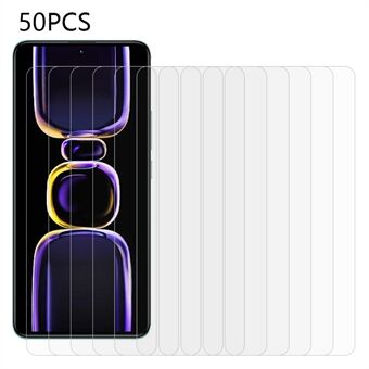 50PCS Voor Xiaomi Redmi K60 Pro 5G / K60 5G / Poco F5 Pro 5G Gehard Glas Film Anti- Scratch Screen Protector