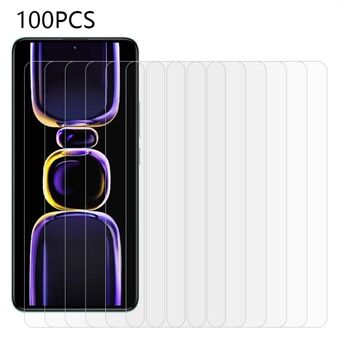 100PCS Voor Xiaomi Poco F5 Pro 5G / Redmi K60 Pro 5G / K60 5G HD Helder Gehard Glas Screen Film Protector