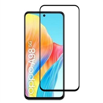 RURIHAI 2.5D 0.26mm telefoonschermbeschermer voor Oppo A98 5G, hoge aluminium-siliciumglas secundaire verhardingsfilm