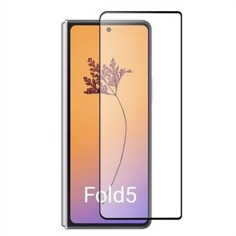 RURIHAI Voor Samsung Galaxy Z Fold5 5G Screen Protector 0.26mm 9H 2.5D Secundaire Verharding Hoge Aluminium-silicium Glas Film