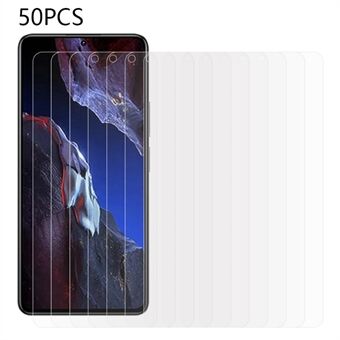 50Pcs Voor Xiaomi Poco F5 Pro 5G / Redmi K60 5G / K60 Pro 5G telefoon Screen Protector 2.5D 0.3mm Anti- Scratch Gehard Glas Film