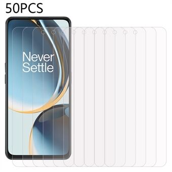 50PCS 0.3mm Clear Screen Protector voor OnePlus Nord N30 5G, Anti- Scratch 2.5D Gehard Glas Film