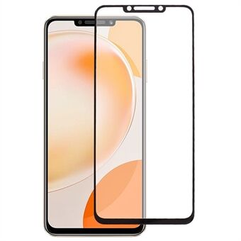 Voor Huawei Enjoy 60X Screenprotector van gehard glas Full Cover Full Glue Clear Silk Printing Film