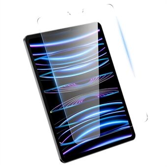 BASEUS Screenprotector voor iPad Pro 12.9 (2018) / (2020) / (2021) / (2022), Volledige Dekking Gehard Glas Heldere Film met Stof Filter