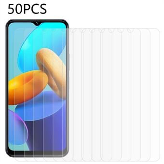 50 stuks HD Clear beschermfolie voor vivo Y35 4G (2022) / Y35 5G, telefoonschermbeschermer van gehard glas