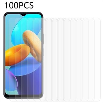 100 Stuks Voor Vivo Y35 4G (2022) / Y35 5G Ultra Helder Gehard Glas Screen Protector Scratch Film