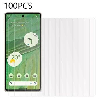 100 stuks voor Google Pixel 7 5G gehard glas telefoonschermbeschermer Ultraheldere Scratch film