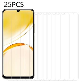 25 stks Screen Protector voor Realme Narzo N53 4G Mobiele Telefoon Scherm Gehard Glas Beschermende Film