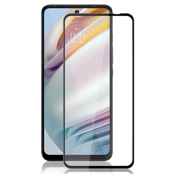 AMORUS Gehard Glas Film voor Motorola Moto G60 / G60S Zijdedruk Full Glue HD Schermbeschermer - Zwart