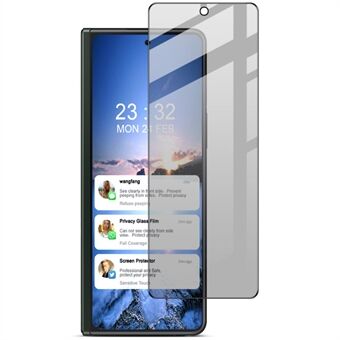 IMAK Voor Samsung Galaxy Z Fold5 5G Gehard Glas Screen Protector Volledige Lijm Anti- Spy Telefoon Screen Film (Verkleinde Versie)