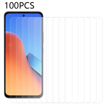 100 STKS Screen Protector voor Xiaomi Redmi 12R 4G Gehard Glas HD Transparant Screen Film