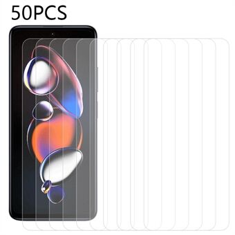 50 stks voor Xiaomi Redmi Note 12T Pro 5G Anti-explosie Screen Protector HD Gehard Glas Screen Film