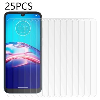 25 STKS Screen Protector voor Motorola Moto E6s (2020) / E6i, Transparante Hoge Gevoeligheid Gehard Glas Film