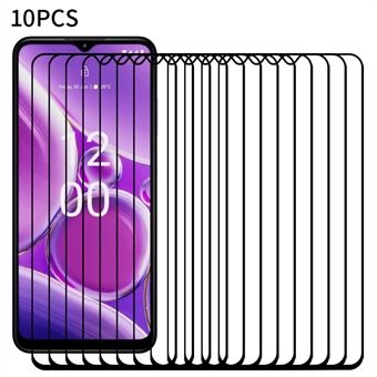 RURIHAI 10Pcs Voor Nokia G42 Smartphone Screen Protector Hoge Aluminium-silicium Glas Secundaire Verharding 2.5D Film